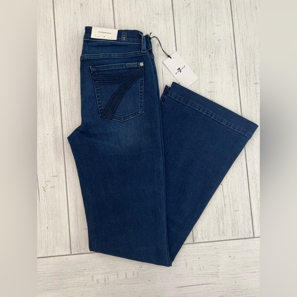 7 For All Mankind Denim - 7 For All Mankind Tailorless Dojo Jeans NWT Size 28 7FAMK